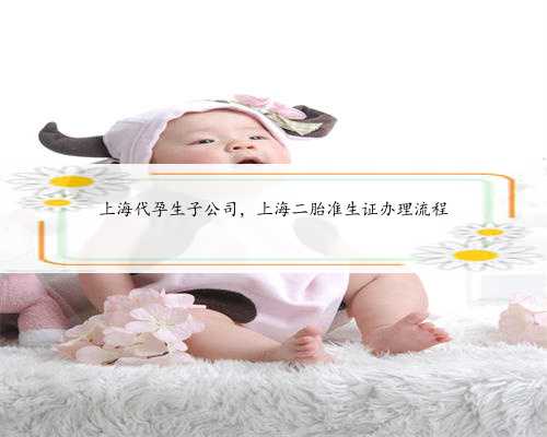 上海代孕生子公司，上海二胎准生证办理流程