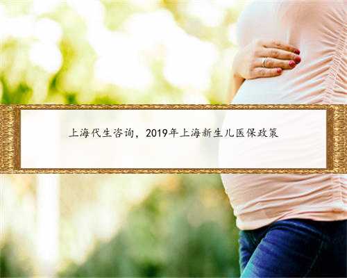 上海代生咨询，2019年上海新生儿医保政策