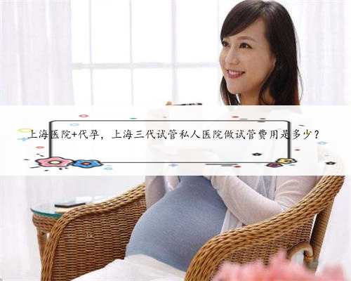 上海医院+代孕，上海三代试管私人医院做试管费用是多少？
