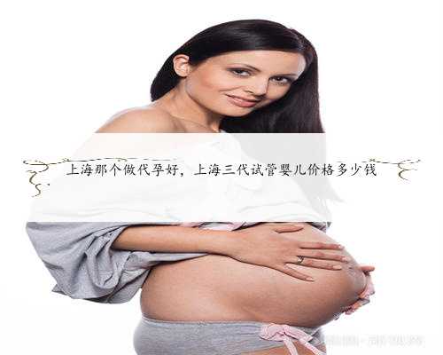 上海那个做代孕好，上海三代试管婴儿价格多少钱