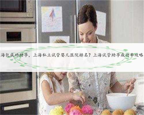 上海包成功助孕，上海私立试管婴儿医院排名？上海试管助孕成功率攻略？